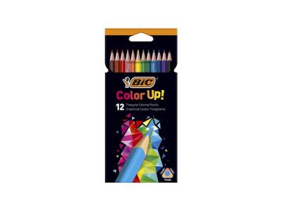 BIC Crayon De Couleur Intensity Triangulaire Mine Douce Assortis