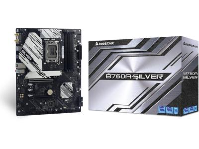 BIOSTAR Carte m&egrave;re b760a-silver ddr5 (intel lga 1700) B760A-SILVER