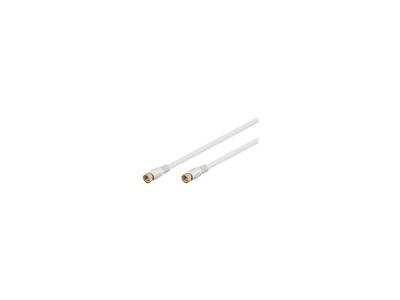 WENTRONIC  BKF 350-G SAT Acc&egrave;s KabelF-plug &agrave; F-plug (plaqu&eacute; or) 3,5 m blanc (Import Allemagne)