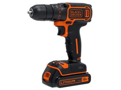 BLACK + DECKER Bdcdc18k1b-qw perceuse sans fil 18v + 2 batteries + coffret