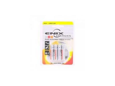 ENIX ENERGIE Pile alcaline blister LR03 AAA NX 1.5V 1.46Ah Bl4