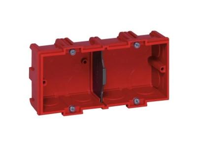 LEGRAND Bo&icirc;te d'encastrement, cloison pleine 4 poste(s), 