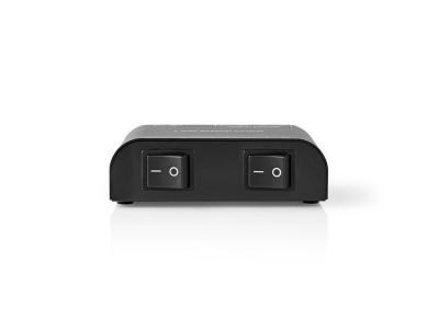 NEDIS  ASWI2602BK - Commutateur audio - 2 x audio - de bureau
