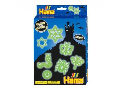 HAMA  Perles &agrave; repasser midi 'luminescent', coffret cadeau