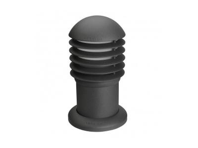  Borne Balizas 30cm, aluminium et polycarbonate, gris urbain - Gris
