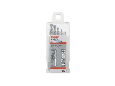 BOSCH  10 Foret &Agrave; M&eacute;taux Rectifi&eacute; Hss-co, Din 338