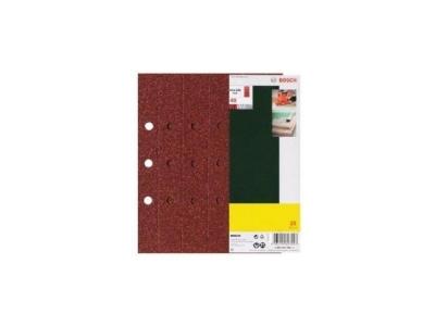 BOSCH  Accessories 2607017108 Set de 25 abrasifs pour Ponceuse vibrante 93 x 230 grain 240 perfor&eacute;s