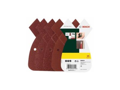 BOSCH  Pon&ccedil;age jeu de feuilles pour Souris B & D. 25 pice. 10 x 80