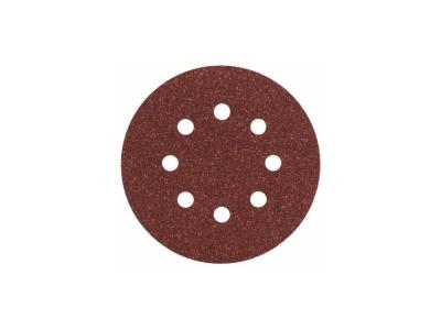 BOSCH  - 2609256A24 Disques abrasifs pour ponceuse excentrique, set de 5 pi&egrave;ces