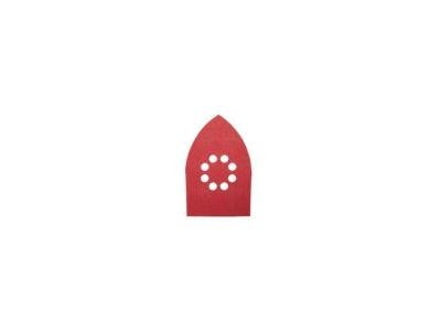 BOSCH Feuille abrasive 100x160 mm G80, bois, 8 trous, velcro,B&D
