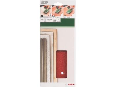 BOSCH  accessoires - abr. Vibrante auto -agrippant 115x280/g60/14trous