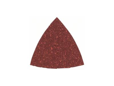 BOSCH Feuille abrasive 82 mm G40, RW, non perfor&eacute;, velcro - 5 pi&egrave;ces