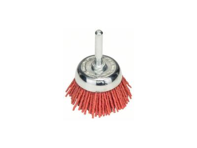 BOSCH  2609256523 Brosse Boisseau Pour Perceuse Fils Nylon Et Abrasif Corindon G80 6 X 50 Mm