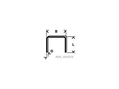 BOSCH  agrafes a fil fin type 58 - 13 x 0,75 x 12 mm - lot de 1000