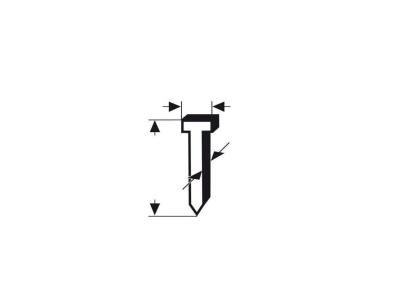 BOSCH  Accessories 1609200378 Clou 23 mm Lot de 1000