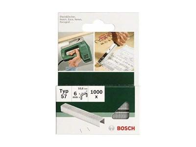 BOSCH Agrafes 57 10.6x1.25x8mm - 1000 pi&egrave;ces