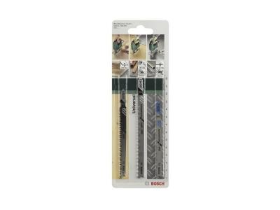 BOSCH Set de 3 lames pour scie sauteuse  Queue Progressor T 2609256743