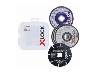 BOSCH  - Coffrets x-lock 125mm pour coupe et pon&ccedil;age 2608619374
