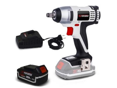 X PERFORMER Boulonneuse &agrave; batterie 20V XPIW20LI - Lampe LED - Couple: 180Nm + Batterie 4 Ah et chargeur inclus