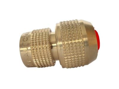 BOUTTE BOUTT&Eacute; - Raccord rapide rouge automatique laiton aquastop &Oslash;19