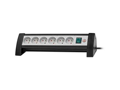 BRENNENSTUHL  Premium Alu-Line Bloc Multiprise 1,8m avec Interrupteur