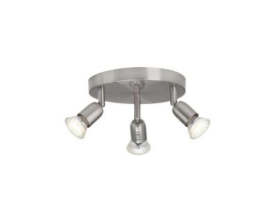 BRILLIANT AG Brilliant Plafonnier Loona 3x3W Gu10 Acier