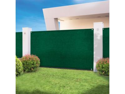 IDMARKET Brise vue haute densit&eacute; vert 2 x 10 m 300 gr/m&sup2; qualit&eacute; pro