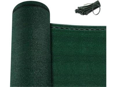 WOLTU Brise vue jardin,cl&ocirc;ture brise vue,en pehd 180g/m&sup2;,filet occultant,avec attaches c&acirc;bles,1,5x15mvert