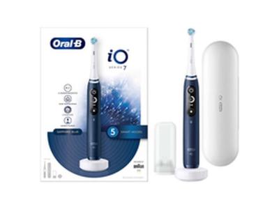 BRAUN Oral-B iO iO7 Adulte Brosse &agrave; dents rotative Bleu 