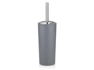 KELA  22276 Marta Set Porte-Brosse WC Plastique Gris 11 x 11 x 36,50 cm