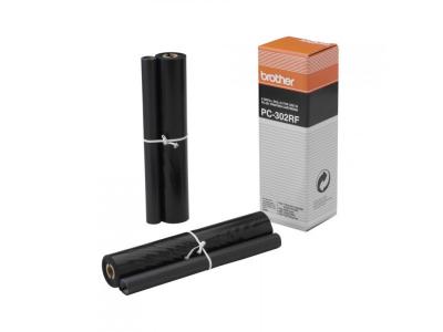 BROTHER Ruban Thermique Noir  PC 302RF (x 2)