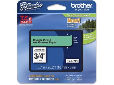 BROTHER  TZe 741 - ruban lamin&eacute; - 1 rouleau(x)