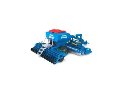 BRUDER  - 2026 - Semoir Lemken Solitair 9 tracteur - Bleu 