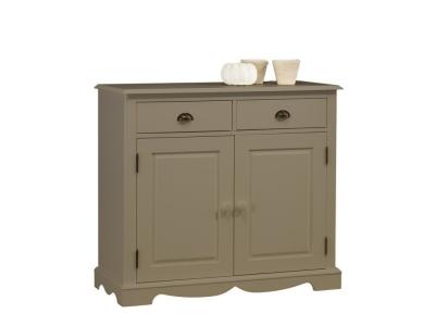 Buffet 2 portes 2 tiroirs taupe 802