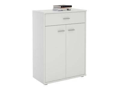 Buffet CALAIS, en m&eacute;lamin&eacute; blanc mat 
