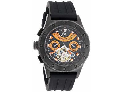 BURGMEISTER  - bm172-622c - montre homme - automatique - analogique - bracelet silicone noir