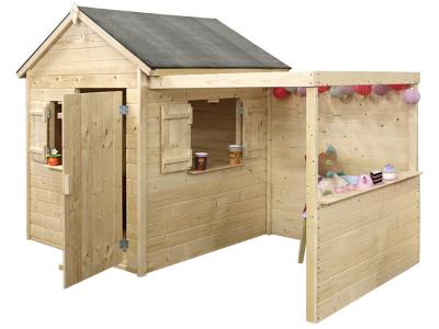 SOULET Maisonnette en bois Alpaga pour enfant avec pergola