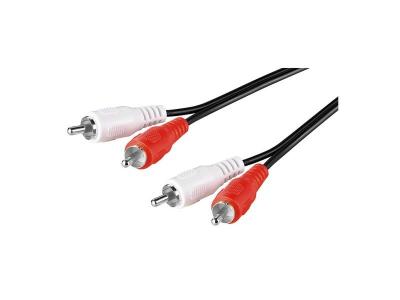 GENERIQUE GOOBAY C&acirc;ble Audio Vid&eacute;o 2 x RCA Gauche/Droite 0,5 m