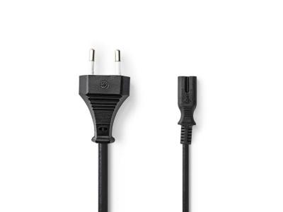 NEDIS  C&acirc;ble d'alimentation Europlug (M) pour IEC 60320 C7 1 m noir
