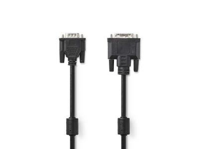 NEDIS  C&acirc;ble DVI DVI-A m&acirc;le 12 + 5 Broches - VGA m&acirc;le 2.