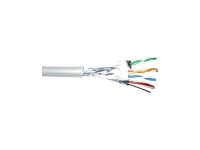 ELECTRALINE D&eacute;stockage - - C&acirc;ble FTP RJ45 gris 4P0,5 mm&sup2; &Oslash; 4,8 mm 25 m