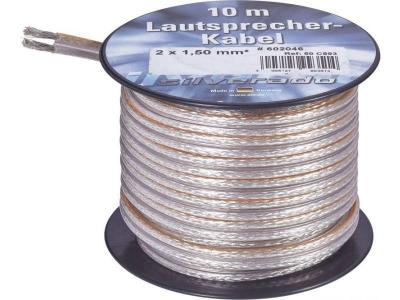AIV C&acirc;ble haut-parleur  23555l 2 x 1.50 mm&sup2; argent 10 m