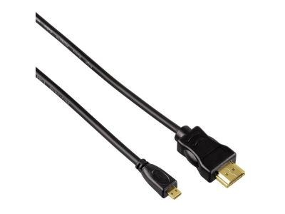 HAMA C&acirc;ble hdmi grande vitesse, m&acirc;le type a- m&acirc;le type d (micro), ethernet,2m