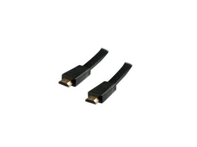 CONNECTLAND  hdmi-hi+eth-m m-1.8m-plat c&acirc;ble hdmi + ethernet noir
