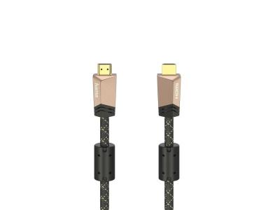 HAMA C&acirc;ble hdmi premium avec ethernet, m&acirc;le - m&acirc;le, ferrite, m&eacute;tal, 3,0 m