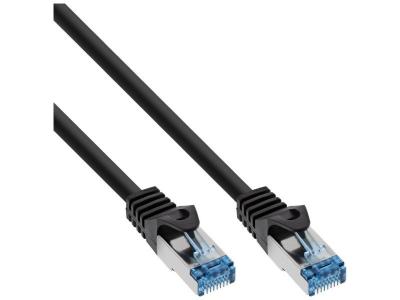 INTOS ELECTRONIC C&acirc;ble patch inline&reg;, cat. 6a, s / ftp, pur industriel, noir, 20m