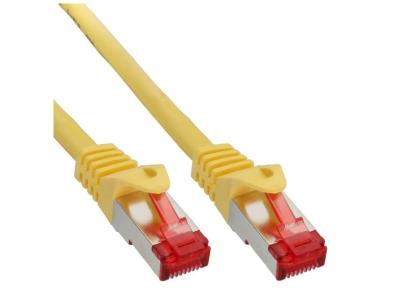 INLINE C&acirc;ble patch, s-stp/pimf, cat.6, jaune, 10m, &reg;