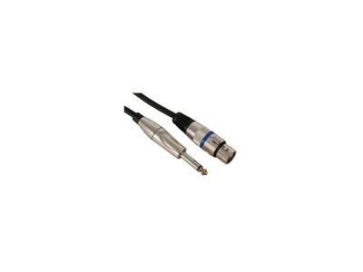 HQ POWER C&acirc;ble xlr - xlr femelle vers jack 6.35 mm - mono - 10 m