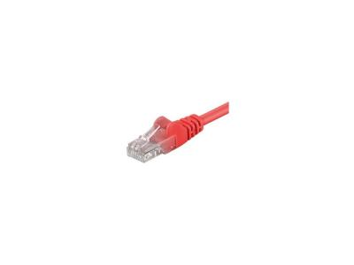 WENTRONIC CAT 6 C&acirc;ble de Liaison, U/UTP, Rouge, 2m Longueur de C&acirc;ble