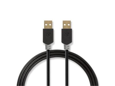 C&acirc;ble usb 2.0 a m&acirc;le - a m&acirc;le 2,0 m anthracite CCBW60000AT20